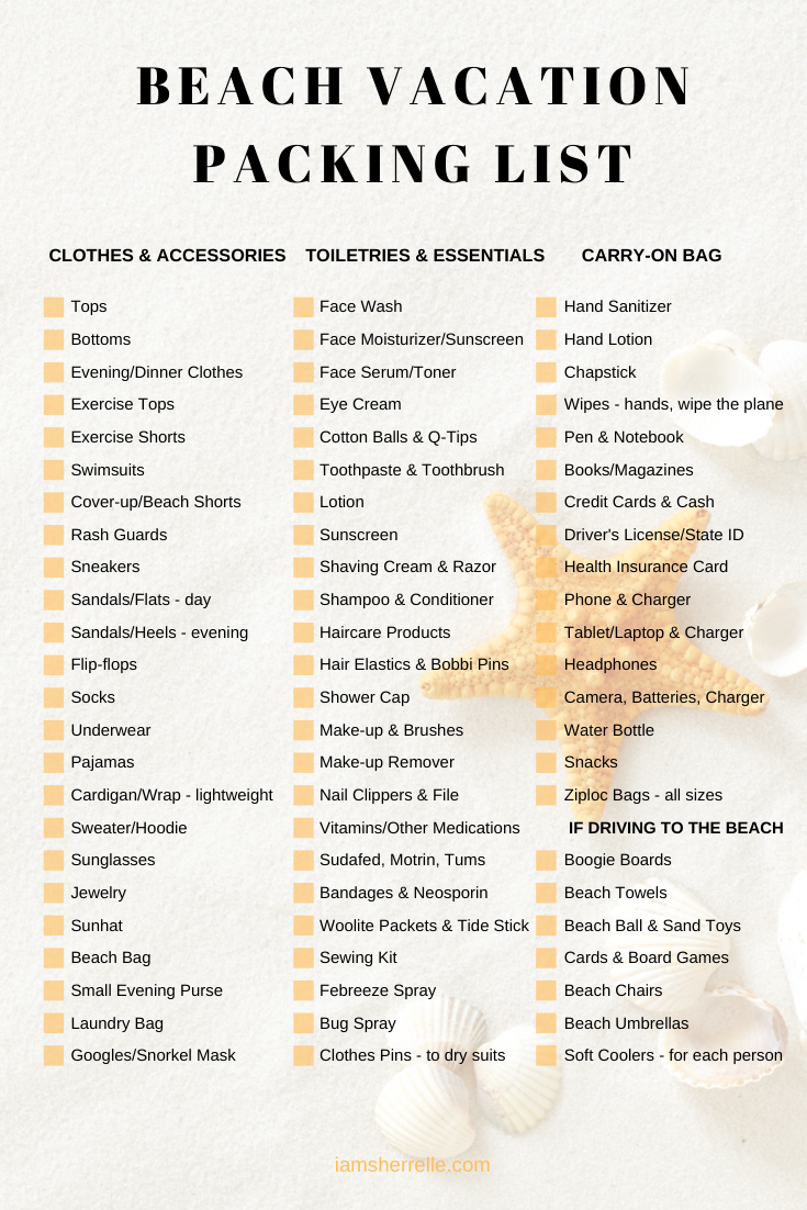 Beach Vacation Packing List: Best Tips for Your Trip