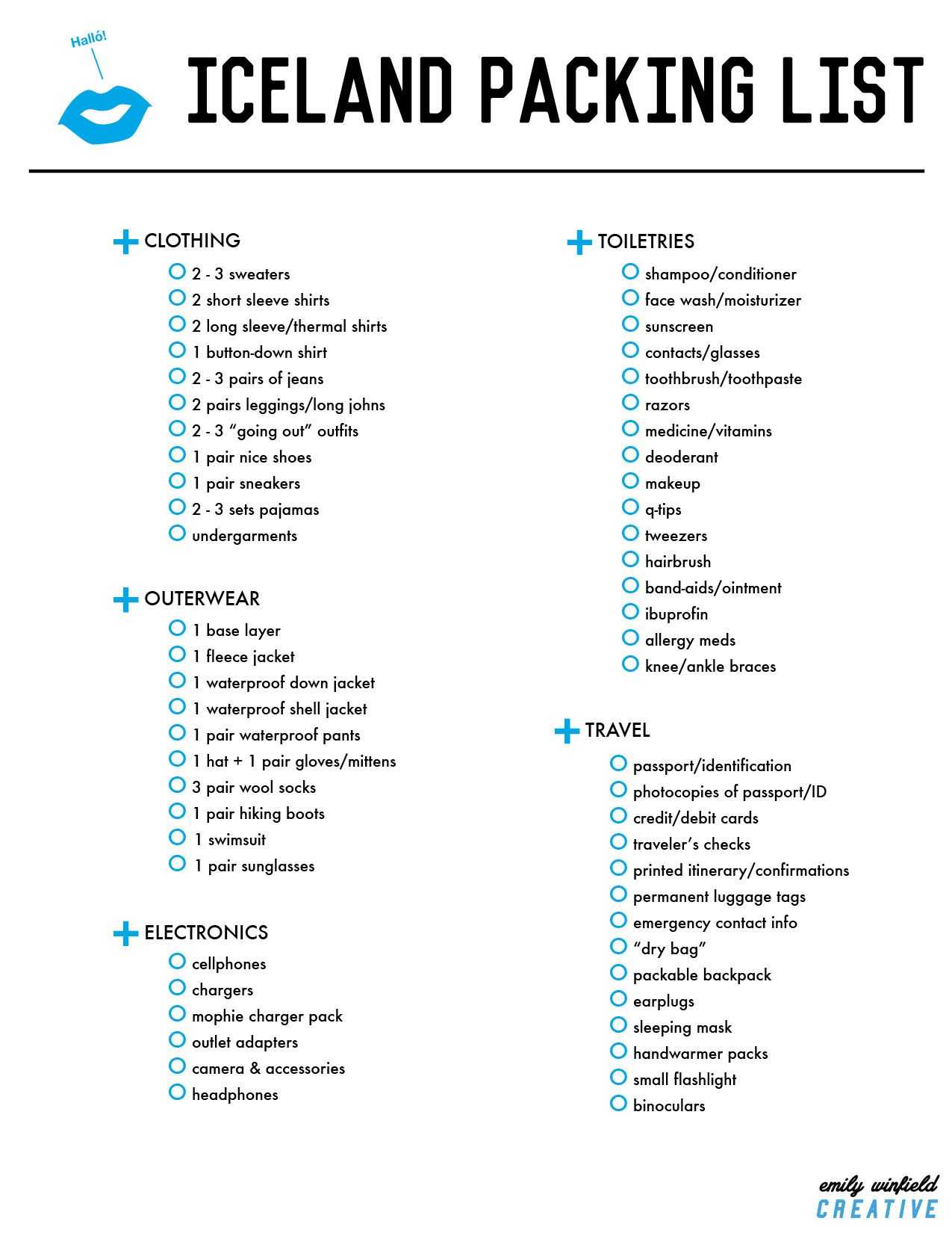 Packing List For Island Vacation at Lily Howchin blog